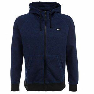 RARE Nike AW77 French Terry Blue Full Zip Hoodie SIZE 3XL/XXL 678560-480 Men NWT